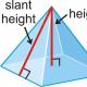 Trouver l'aire d'une pyramide triangulaire régulière