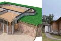 Fondation en bandes pour une maison en brique Fondation sur pieux pour une maison en brique à deux étages