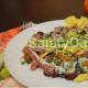 Салат с фасолью и копченой колбасой: рецепты